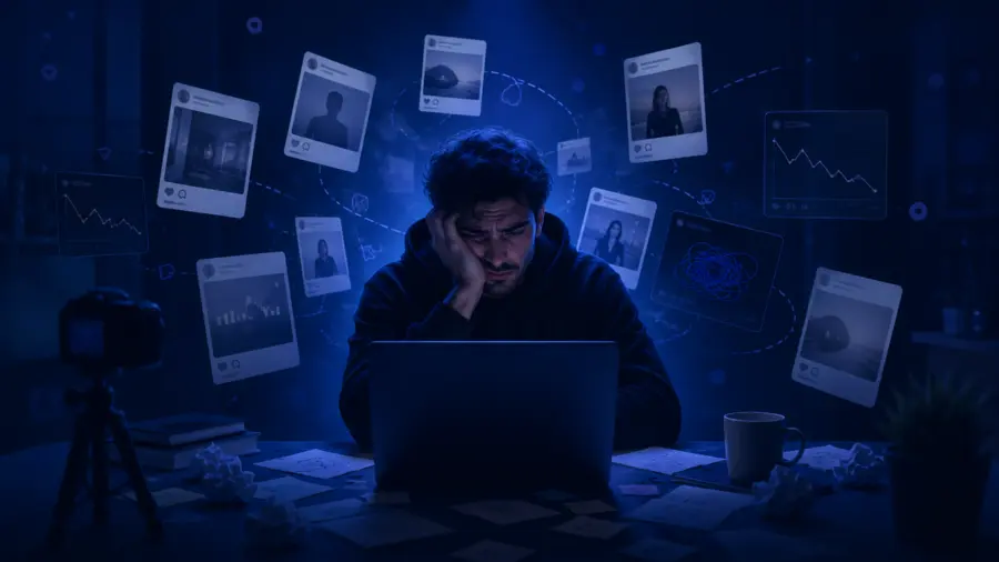 Criador perdido sem uma direção clara