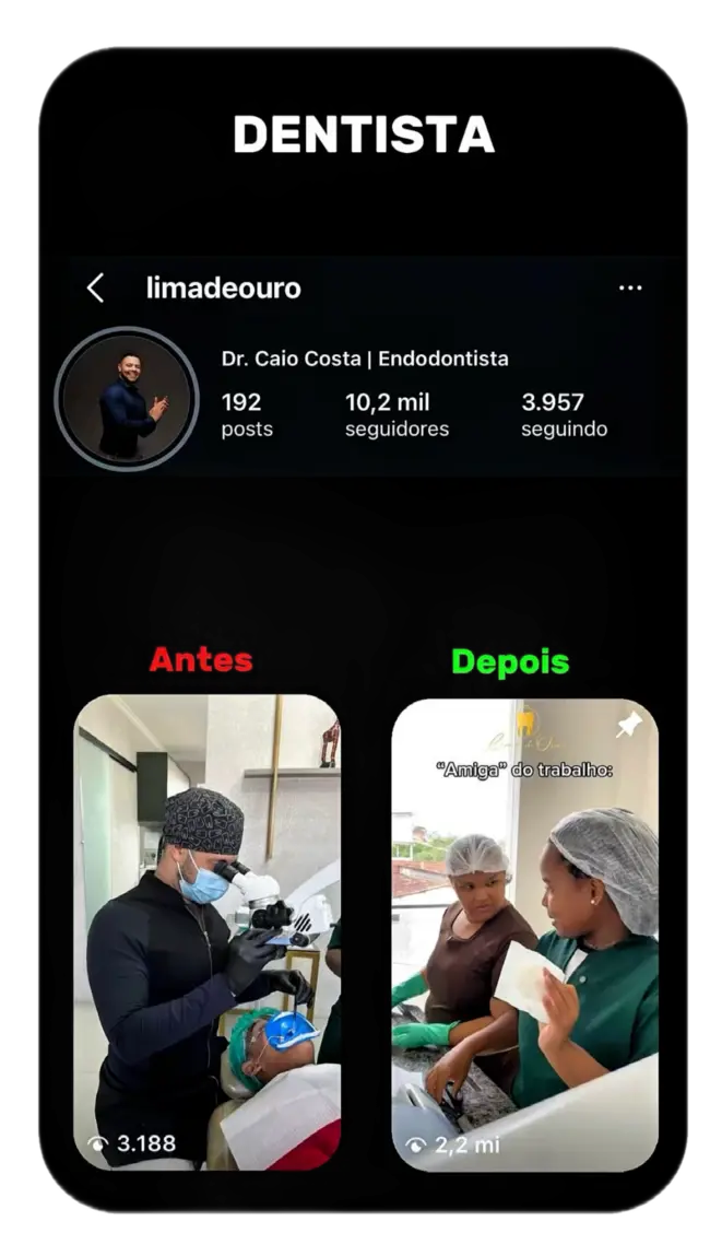 Resultado de aluno dentista